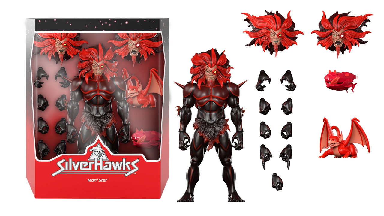 Figura Super 7 Halcones Galácticos Silverhawks Mon*star