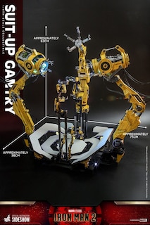 Foto 3 | Hot Toys 1/4 De Escala Set De Accesorios Iron Man Suit Up Gantry