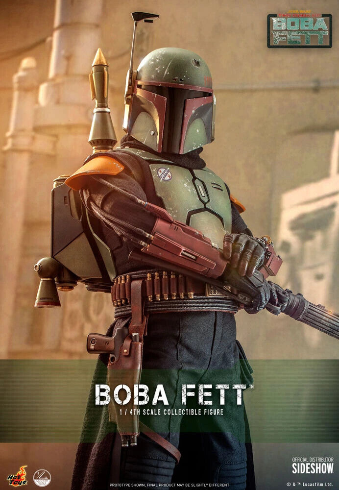 Foto 3 pulgar | Figura Hot Toys 1/4 De Escala Star Wars The Book Of Boba Fett: Boba Fett