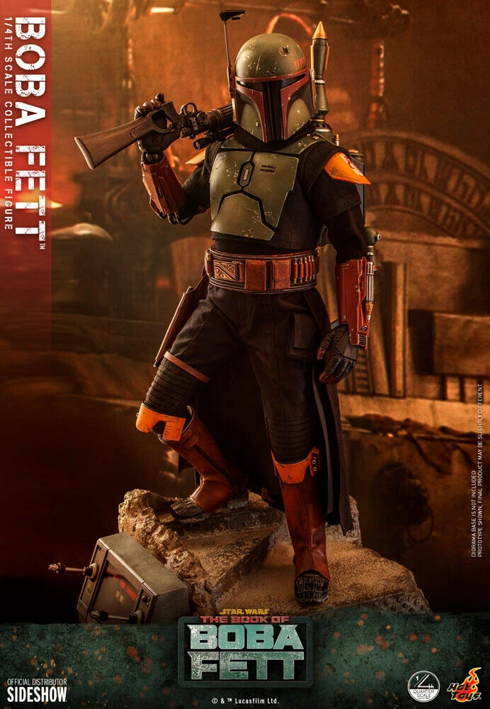 Foto 7 pulgar | Figura Hot Toys 1/4 De Escala Star Wars The Book Of Boba Fett: Boba Fett