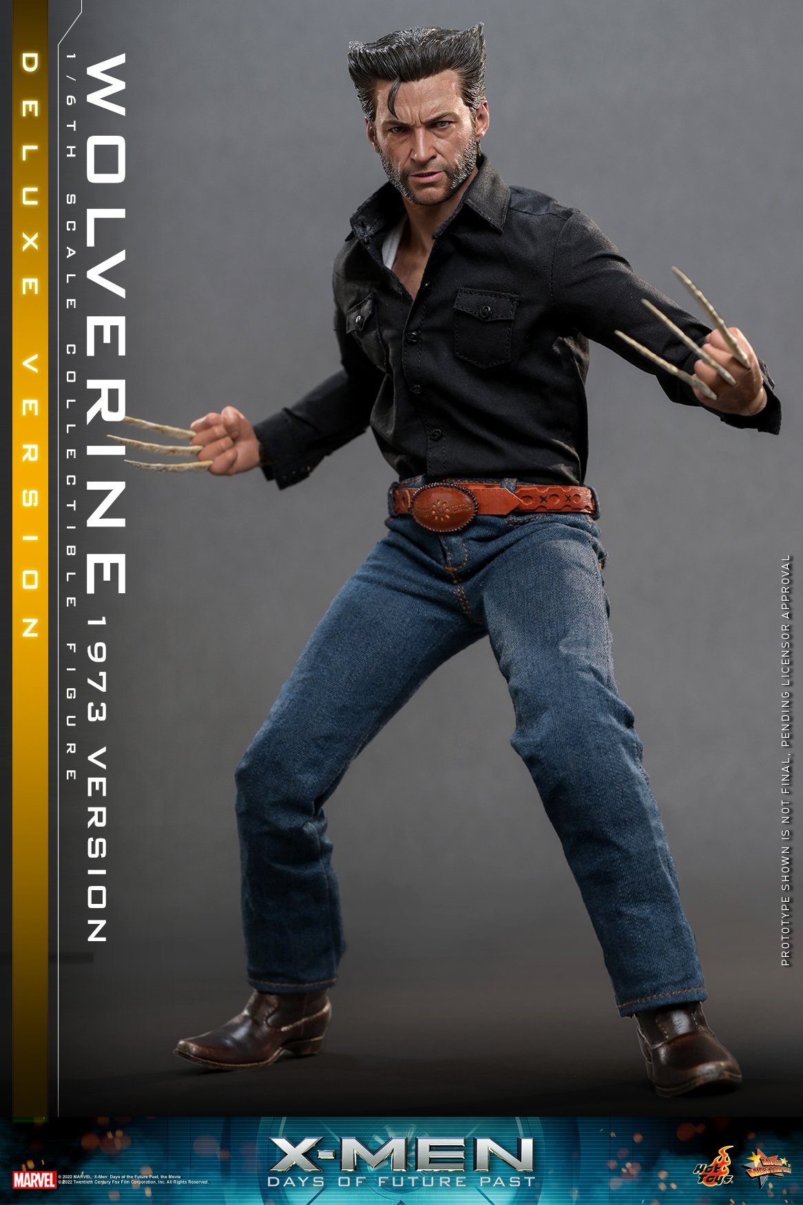 Foto 3 pulgar | Figura Hot Toys 1:6 de Escala Xmen Days Of Future Past: Wolverine (1973) Deluxe Edition