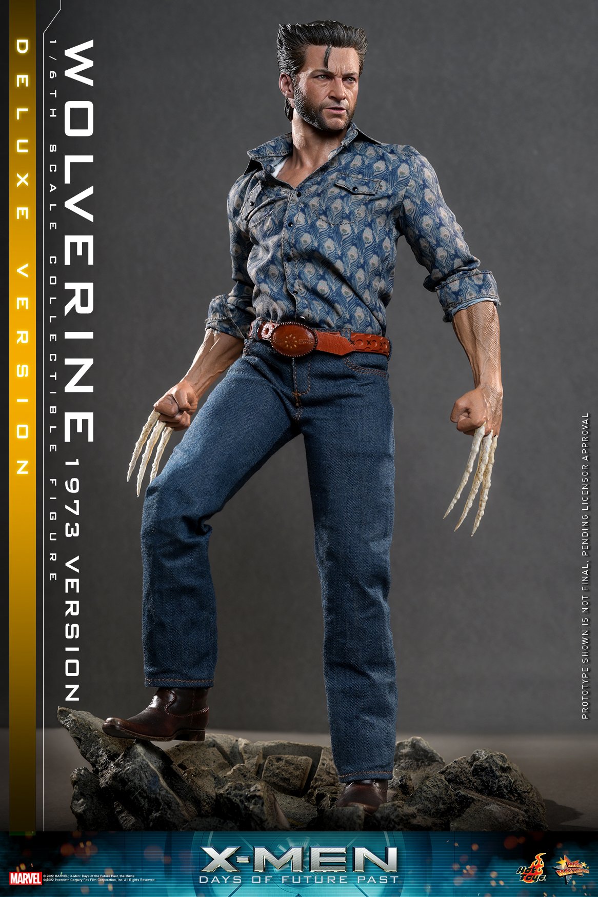 Foto 4 pulgar | Figura Hot Toys 1:6 de Escala Xmen Days Of Future Past: Wolverine (1973) Deluxe Edition