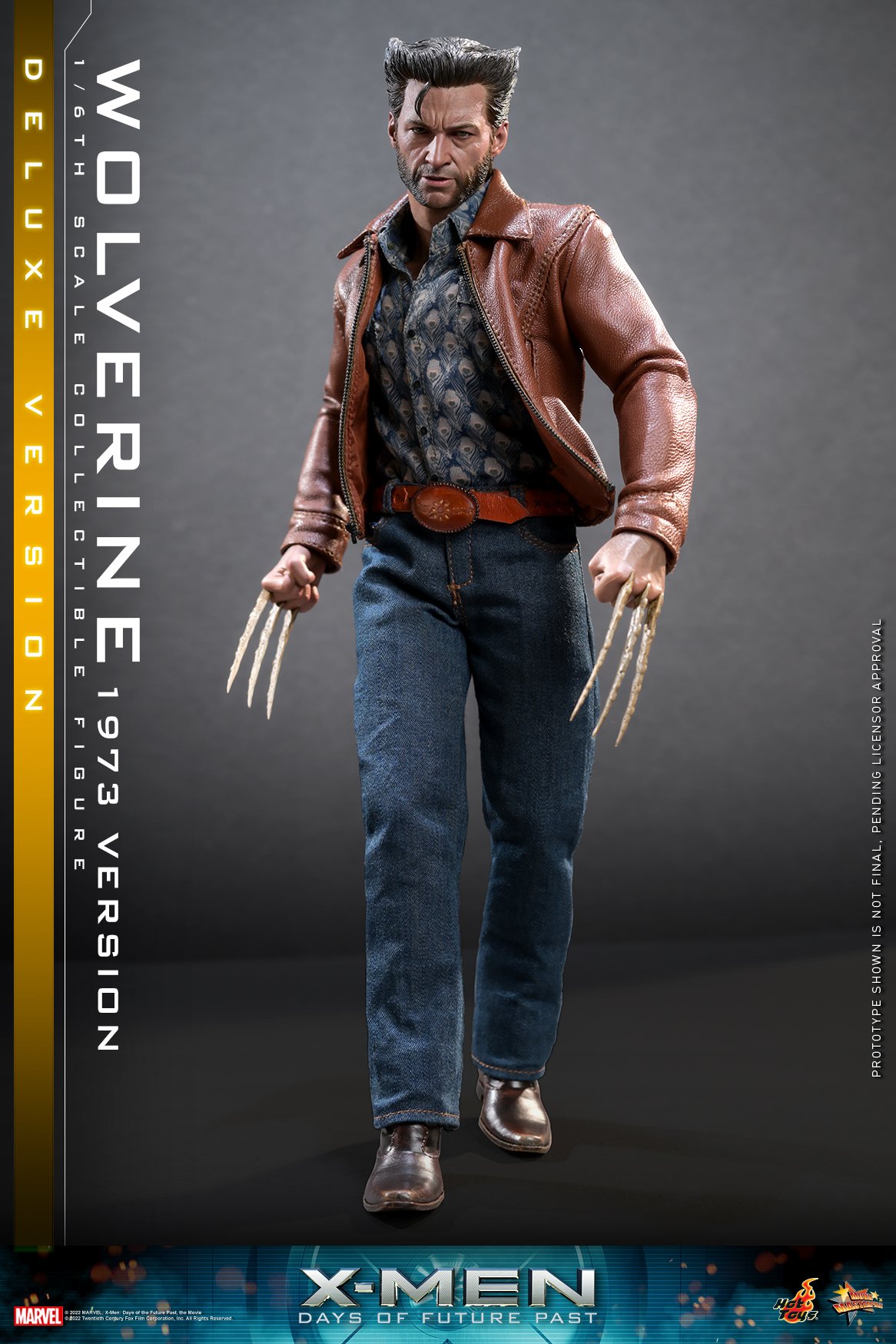 Foto 5 pulgar | Figura Hot Toys 1:6 de Escala Xmen Days Of Future Past: Wolverine (1973) Deluxe Edition