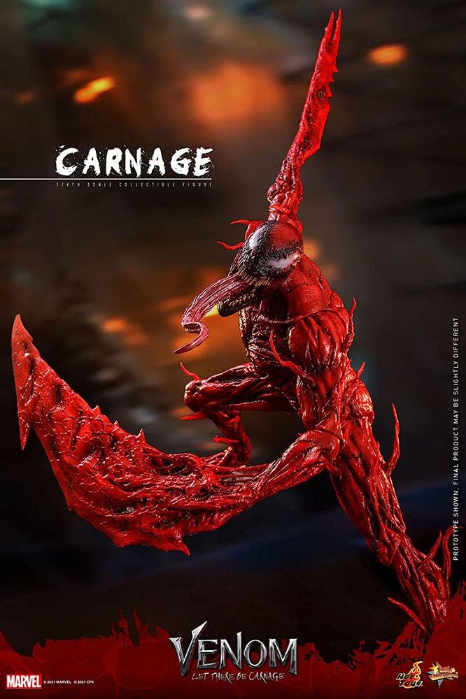 Foto 4 pulgar | Figura Carnage Hot Toys Venom Let There Be Carnage