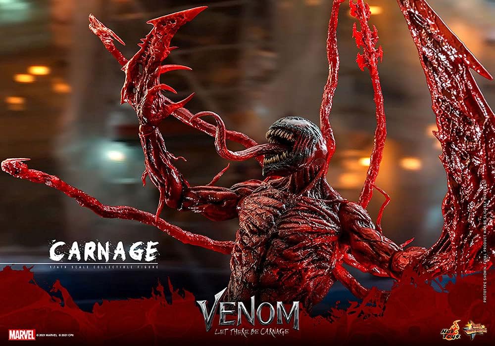 Foto 7 pulgar | Figura Carnage Hot Toys Venom Let There Be Carnage