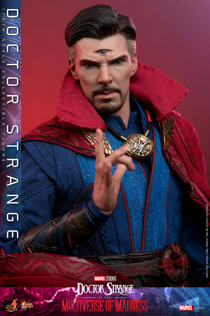 Foto 6 pulgar | Figura Doctor Strange Hot Toys The Multiverse Of Madness