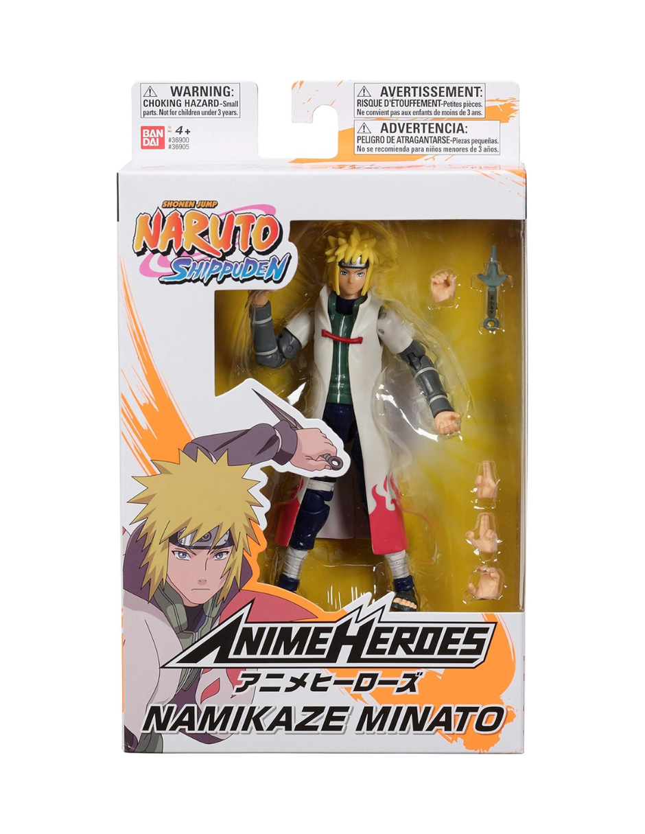 Foto 5 pulgar | Figura De Acción De Anime Heroes Naruto Shippuden – Namikaze Minato