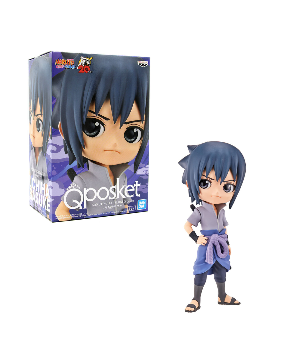 Foto 3 pulgar | Figura De Acción Bandai Q Posket Sasuke Uchiha