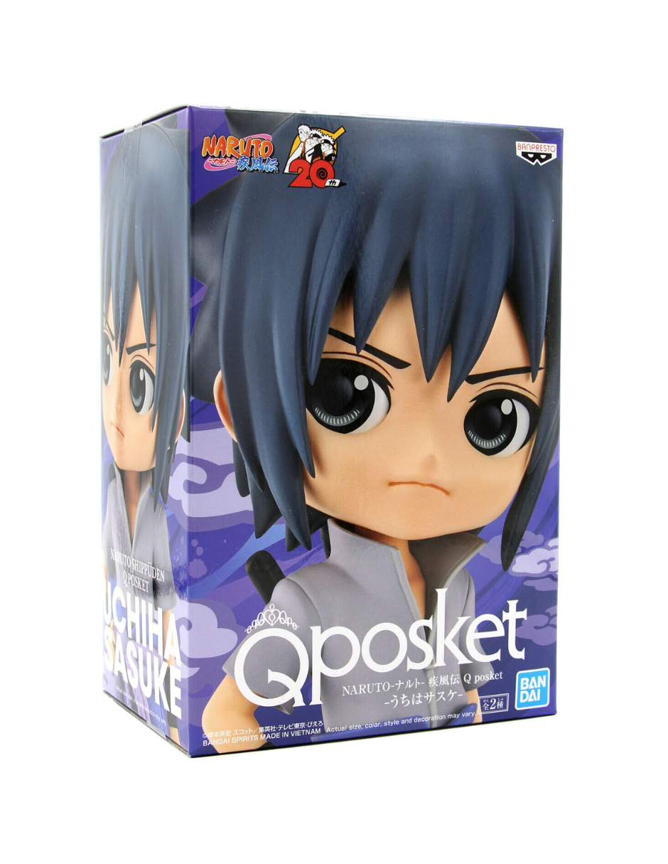 Foto 4 pulgar | Figura De Acción Bandai Q Posket Sasuke Uchiha