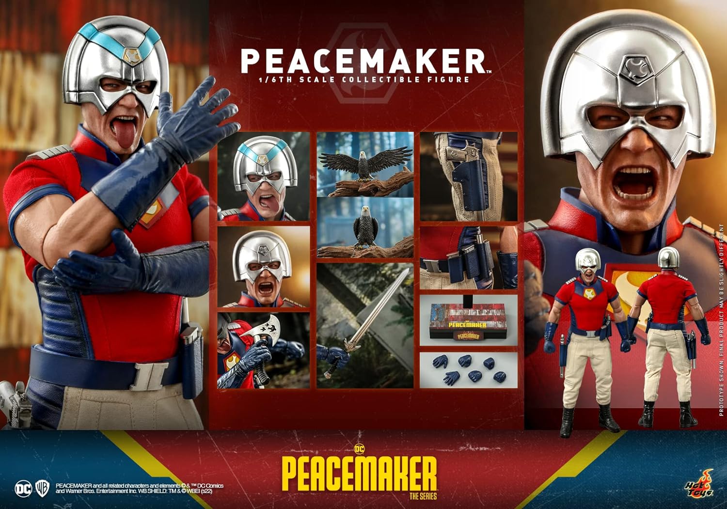 Foto 9 pulgar | Figura Hot Toys DC Peacemaker The Series: Peacemaker 1:6 de Escala