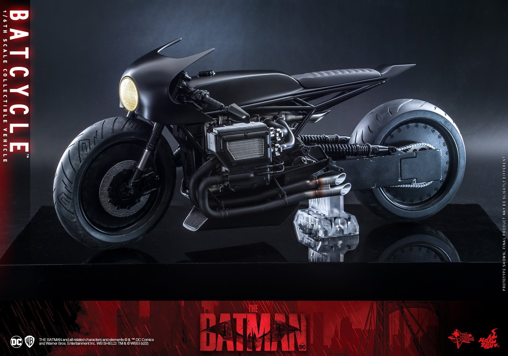 Foto 3 pulgar | Figura Hot Toys Vehicle Accessory Set DC The Batman: Batcycle 1:6 de Escala