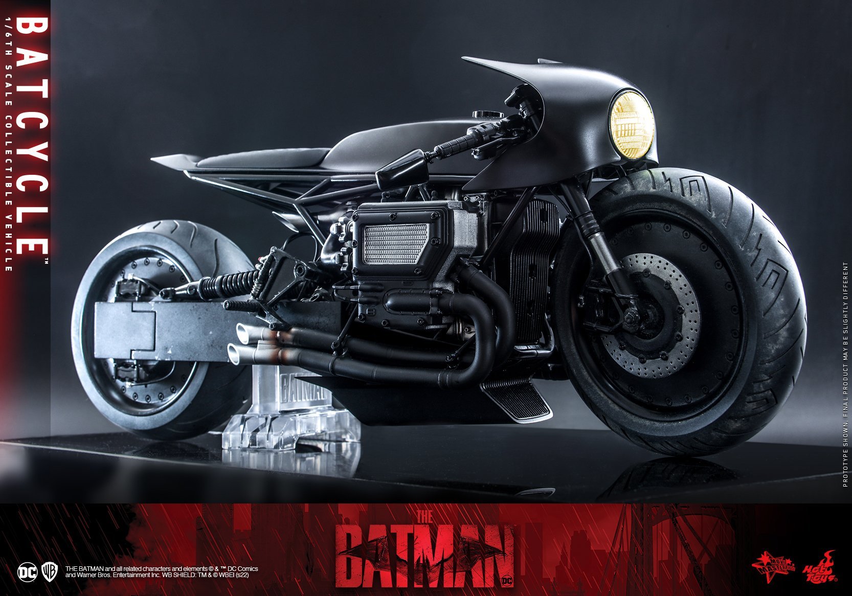 Foto 4 pulgar | Figura Hot Toys Vehicle Accessory Set DC The Batman: Batcycle 1:6 de Escala