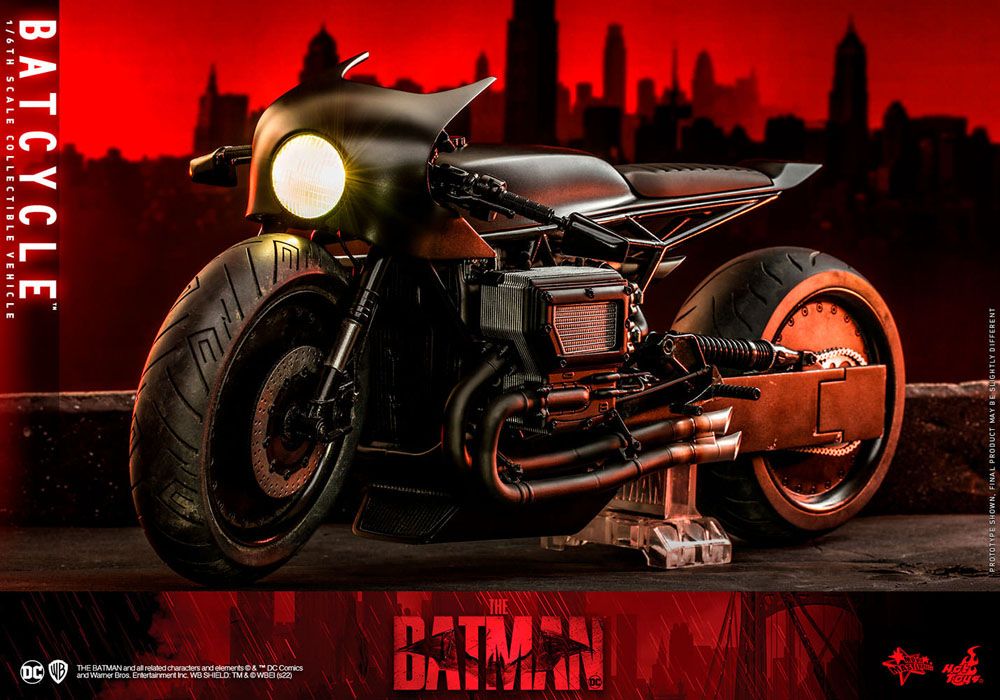 Foto 6 pulgar | Figura Hot Toys Vehicle Accessory Set DC The Batman: Batcycle 1:6 de Escala