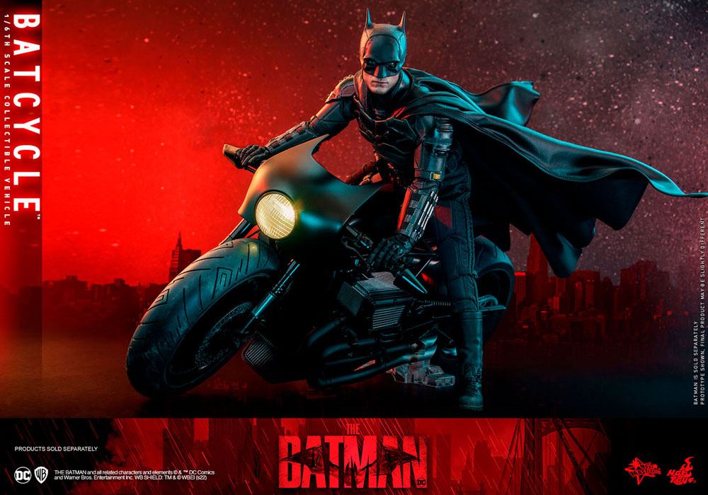 Foto 8 pulgar | Figura Hot Toys Vehicle Accessory Set DC The Batman: Batcycle 1:6 de Escala