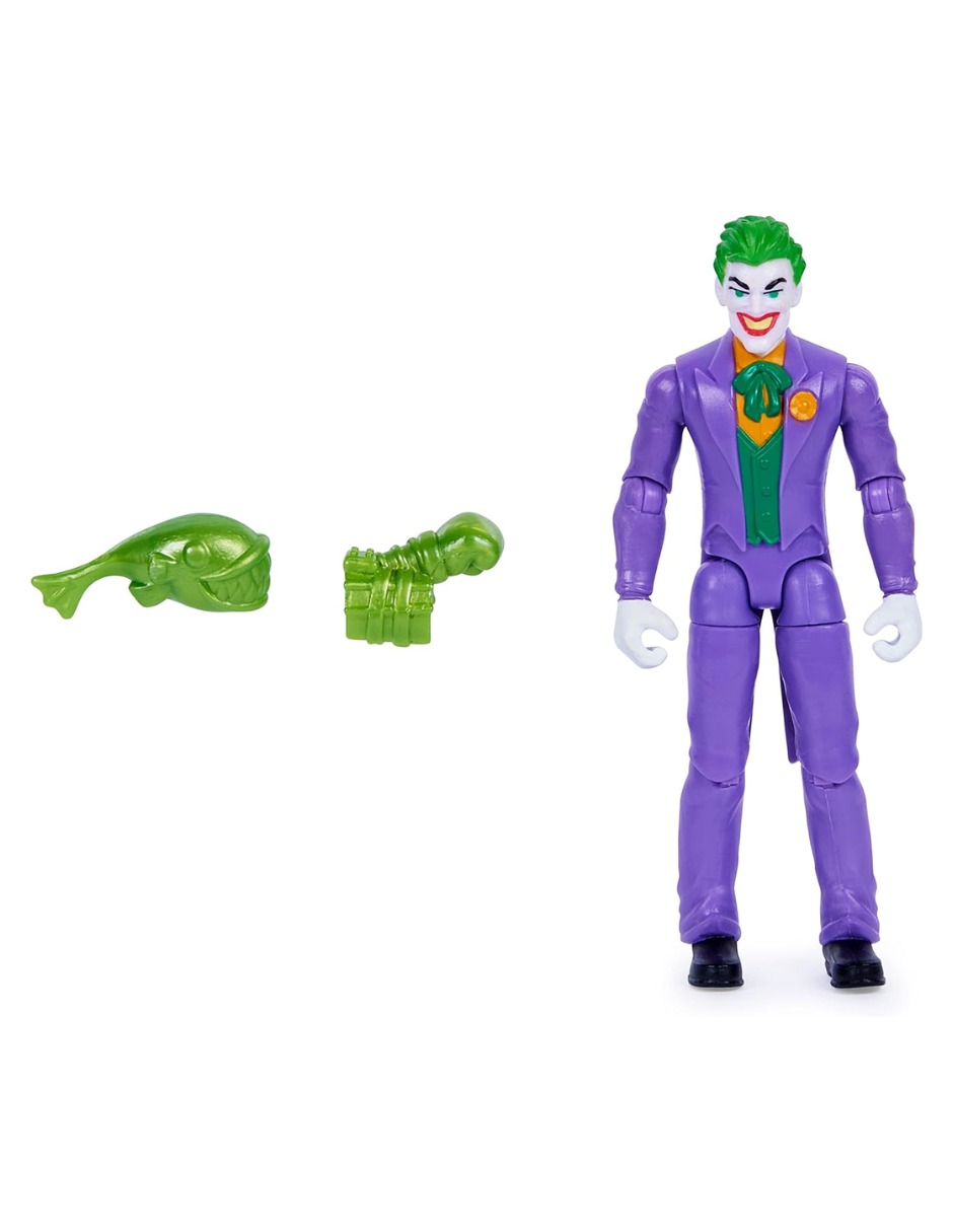 Foto 4 pulgar | Pack de 4 Figuras DC - Batman/ Robin/ Joker/ King Shark