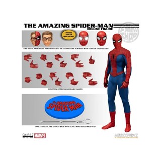 Foto 2 | Figura Mezco Marvel One:12 Collective Amazing Spider-man