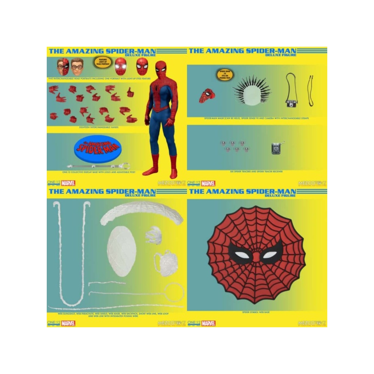 Foto 4 pulgar | Figura Mezco Marvel One:12 Collective Amazing Spider-man