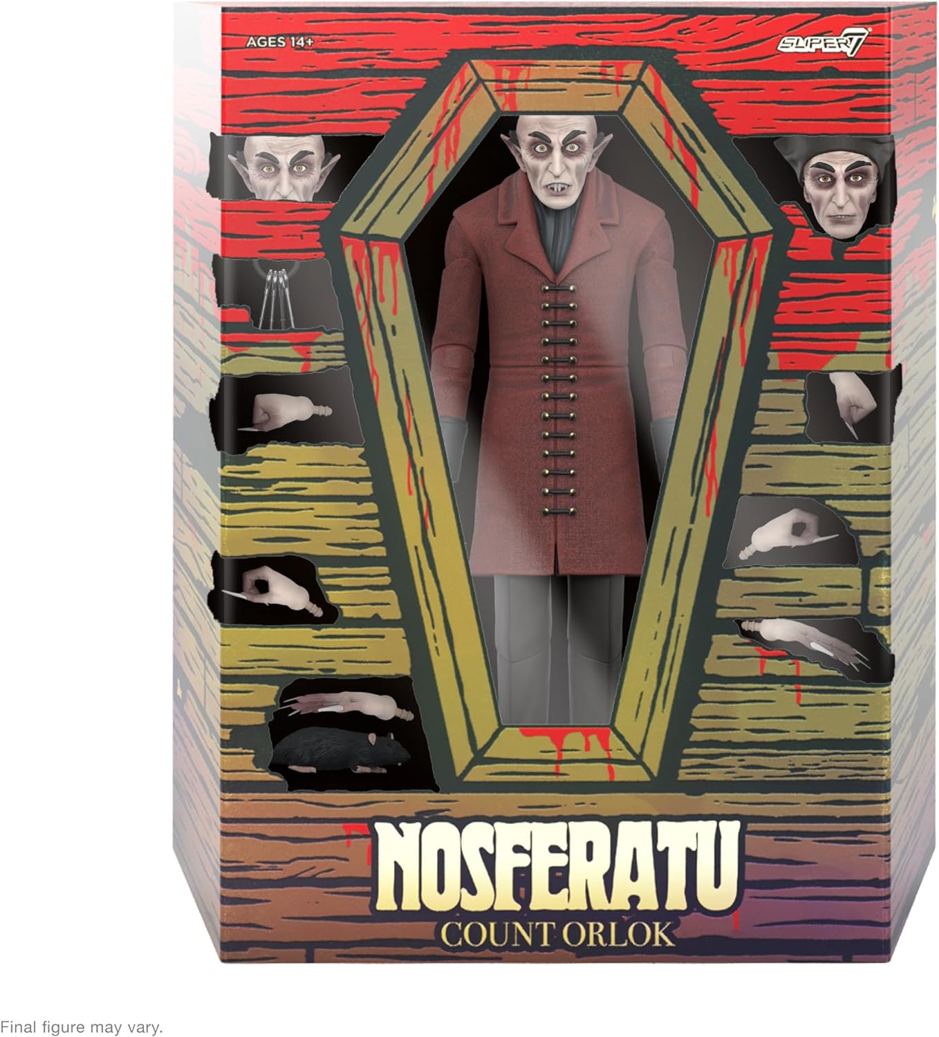 Figura Super7 Universal Monsters: Nosferatu (color Version)