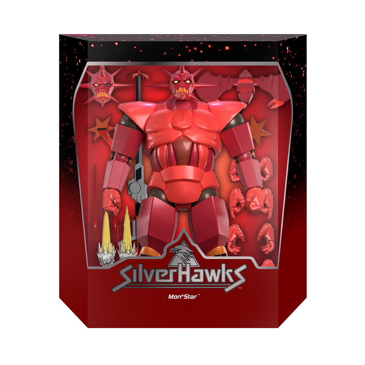 Foto 3 pulgar | Figura Super7 Halcones Glacaticos (silverhawks): Mon Star (armored)