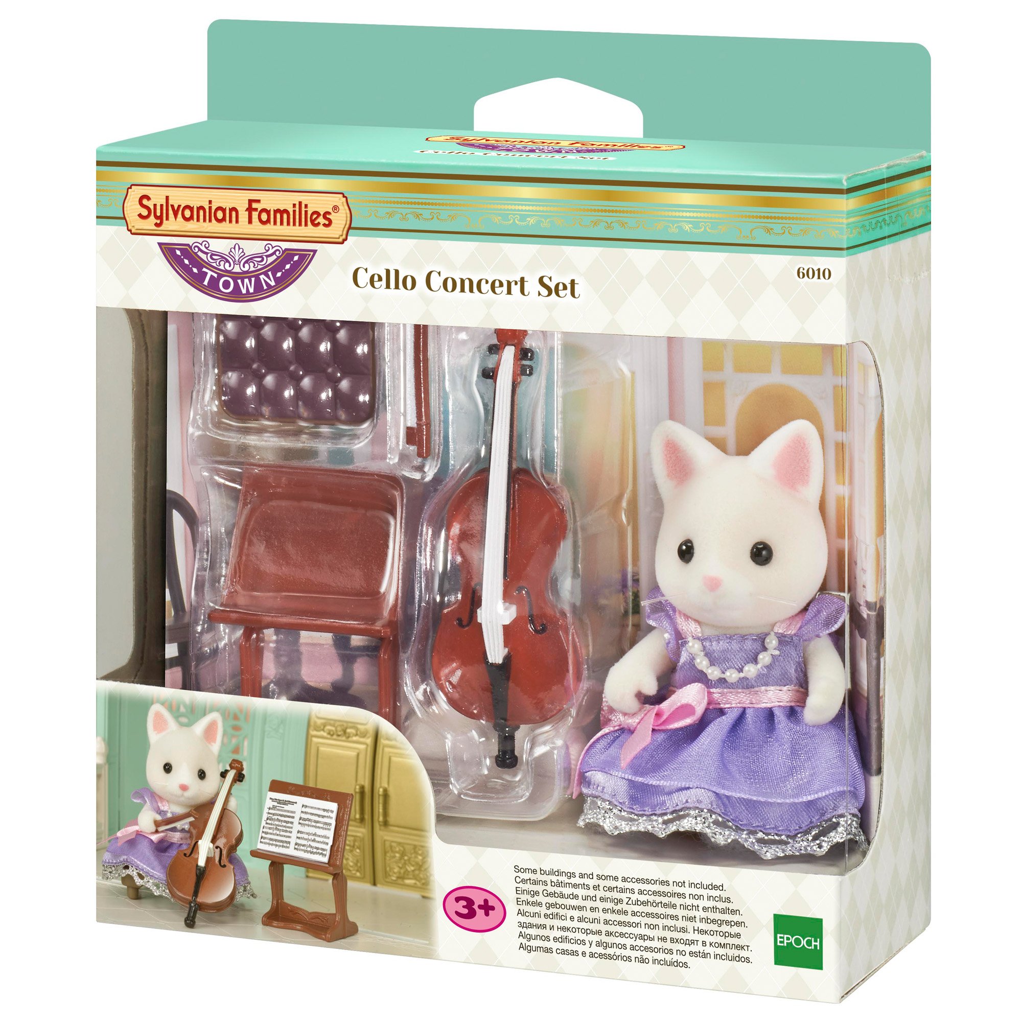 Foto 2 pulgar | Concierto para Violonchelo Toy Sylvanian Families Town con Silk Cat Girl - Venta Internacional