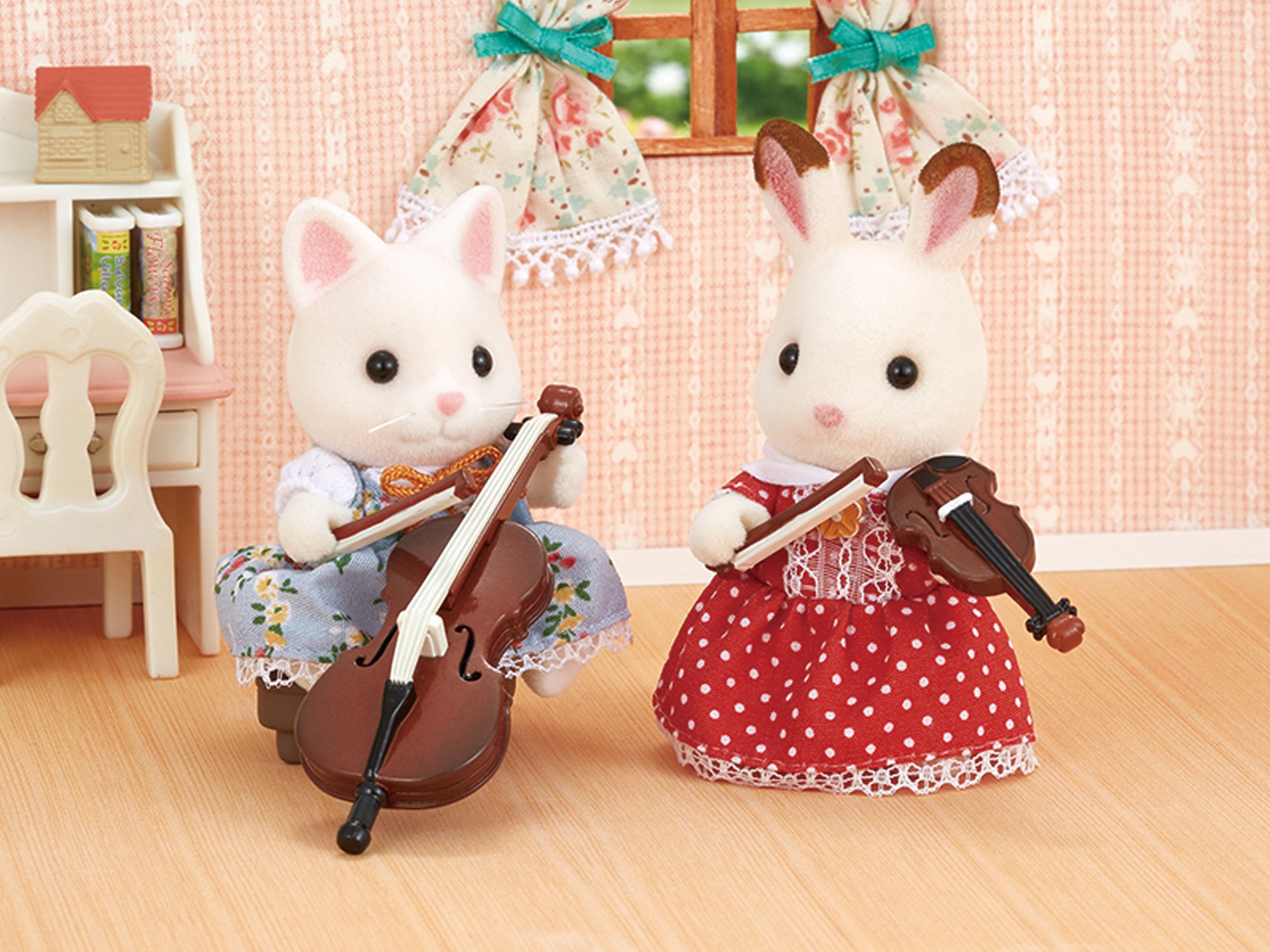 Foto 6 pulgar | Concierto para Violonchelo Toy Sylvanian Families Town con Silk Cat Girl - Venta Internacional