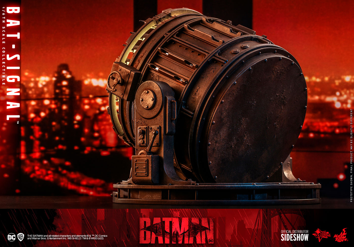 Foto 6 pulgar | Figura Hot Toys The Batman (2022): Bat-signal Accessory 1:6 de Escala