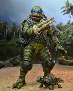 Foto 5 | Figura Neca Tortuga Ninja Mutante X Universal Monsters: Leonardo Hot Toys