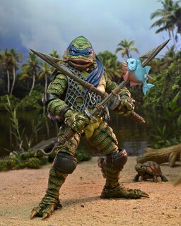 Foto 6 | Figura Neca Tortuga Ninja Mutante X Universal Monsters: Leonardo Hot Toys