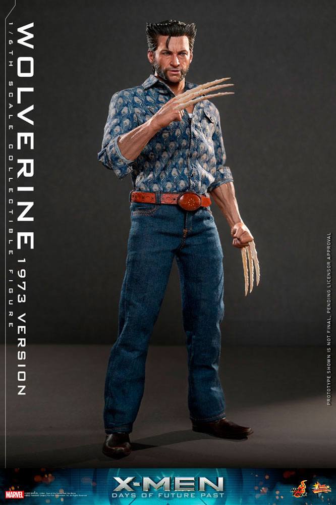 Foto 5 pulgar | Figura Hot Toys 1:6 de Escala X-men Days Of Future Past: Wolverine 1973 Collector Edition