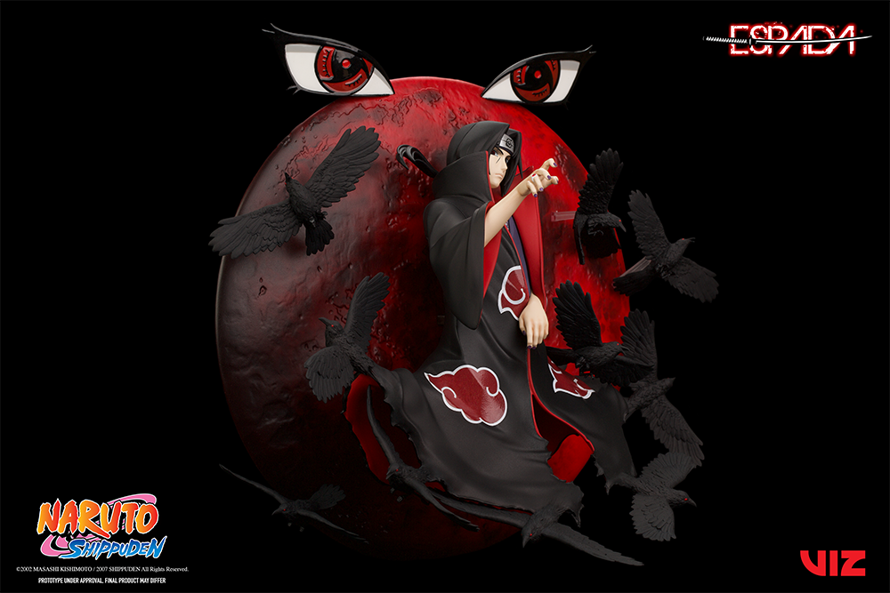 Foto 2 | Estatua de Pared Espada Arts Breach Wall Art Line Naruto Shippuden: Itachi Uchiha