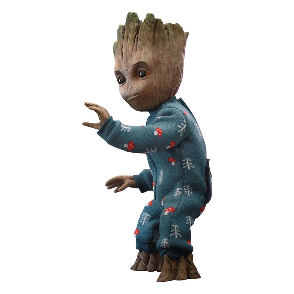 Figura Hot Toys 1:6 de Escala Disney+ I Am Groot: Groot