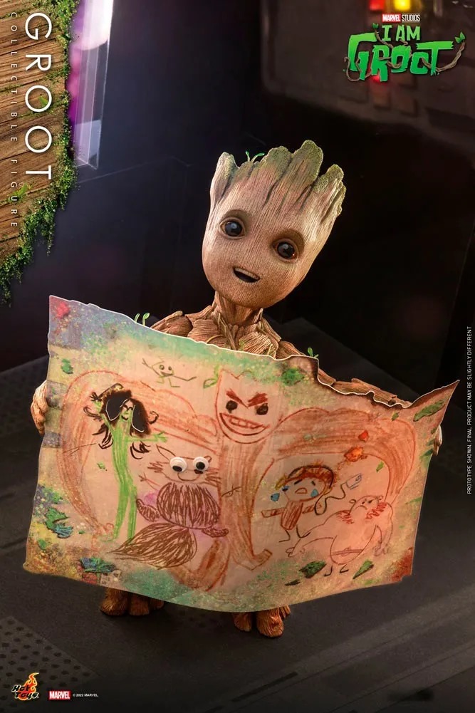 Foto 4 pulgar | Figura Hot Toys 1:6 de Escala Disney+ I Am Groot: Groot