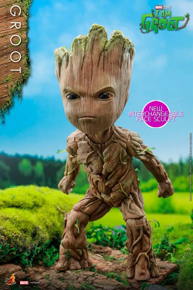 Foto 5 pulgar | Figura Hot Toys 1:6 de Escala Disney+ I Am Groot: Groot
