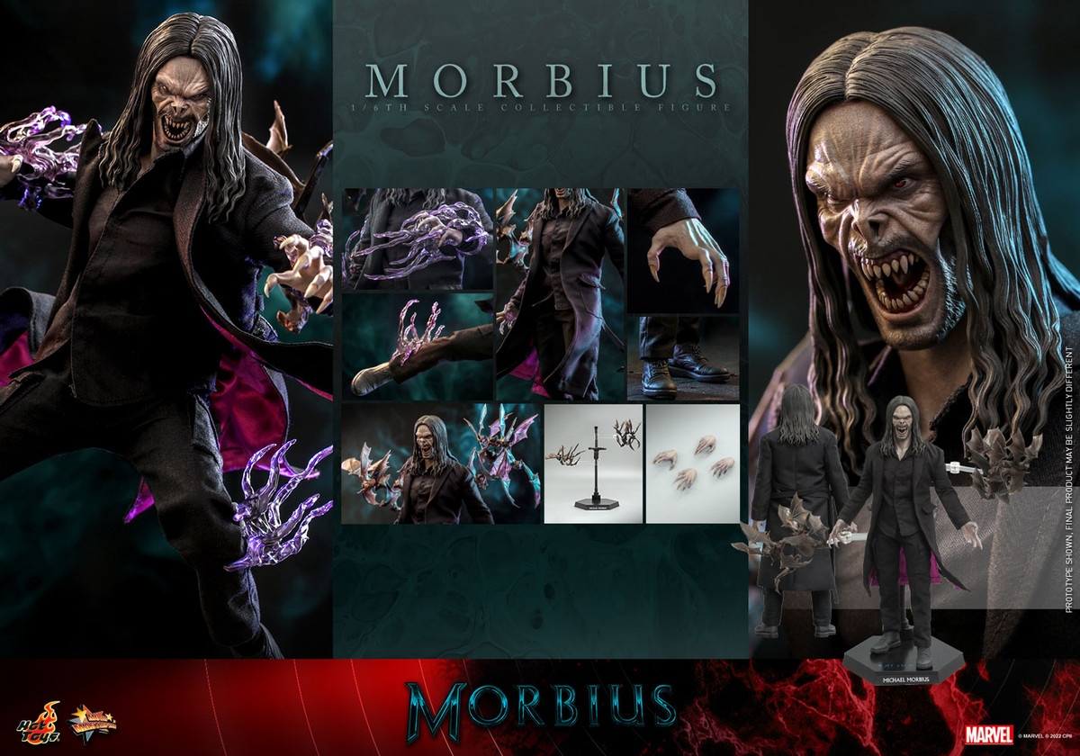 Foto 8 pulgar | Figura Coleccionable Hot Toys Escala 1:6 Marvel Morbius