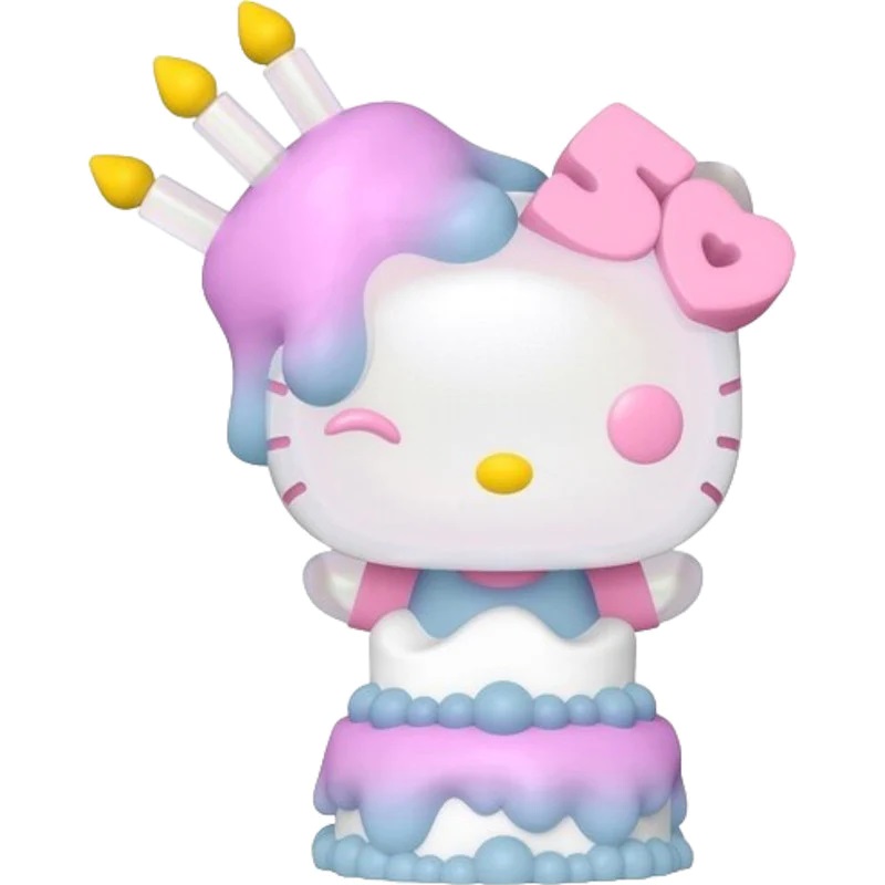 Foto 2 pulgar | Figura Funko Pop Sanrio: Hello Kitty 50 Anniversary Hello Kitty In Cake 75