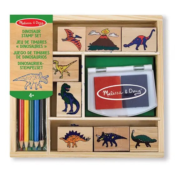 Set De Sellos De Dinosaurios Melissa And Doug Bandai $649