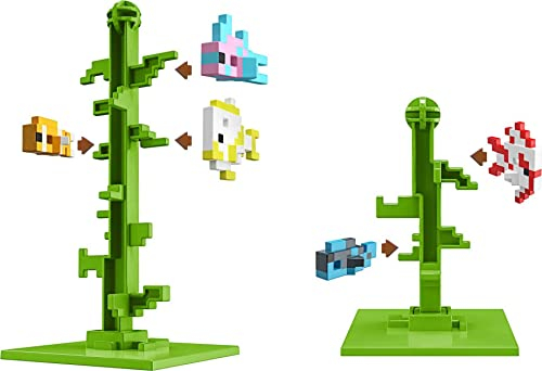 Foto 5 pulgar | Paquete de Figuras de Minecraft Aquatic Defenders - Venta Internacional