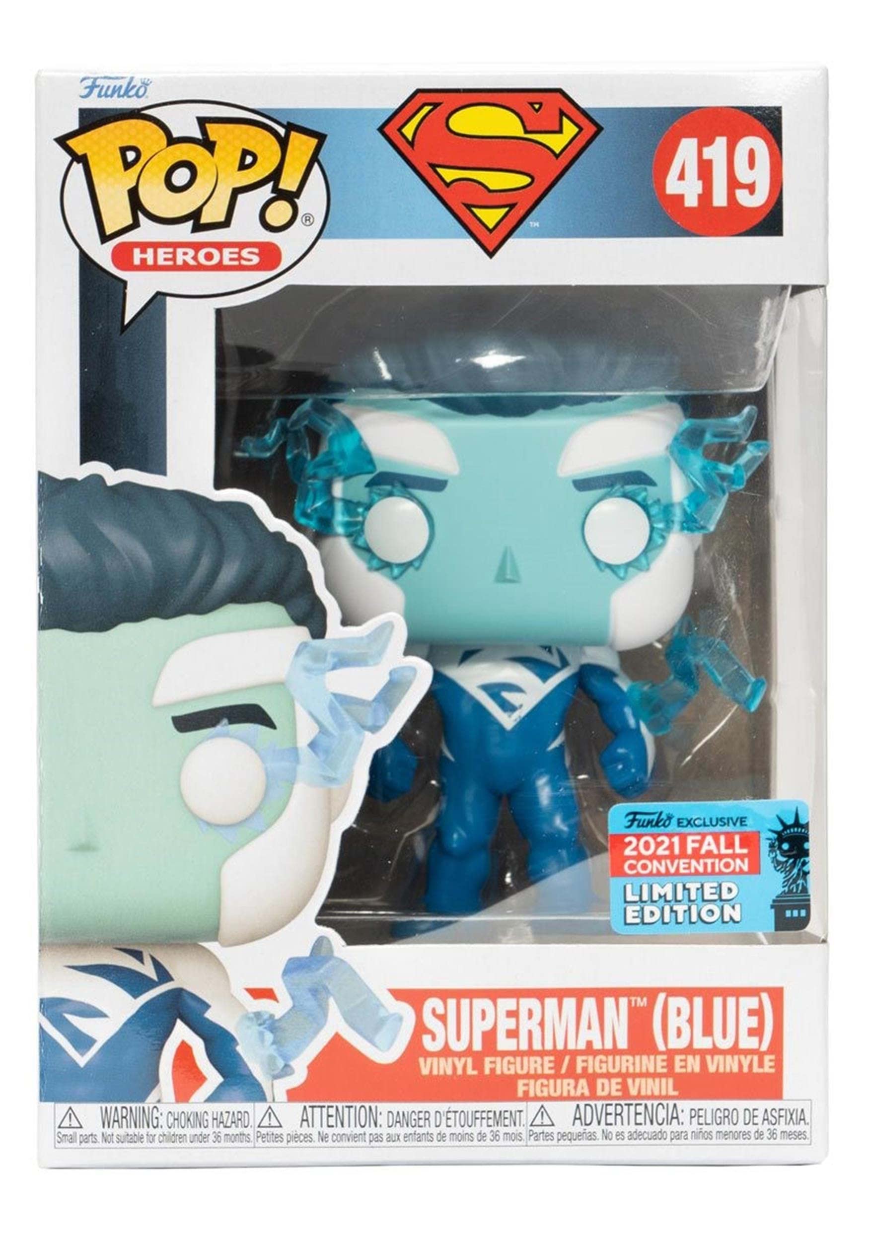 Foto 5 pulgar | Funko Superman Blue 419-Venta Internacional