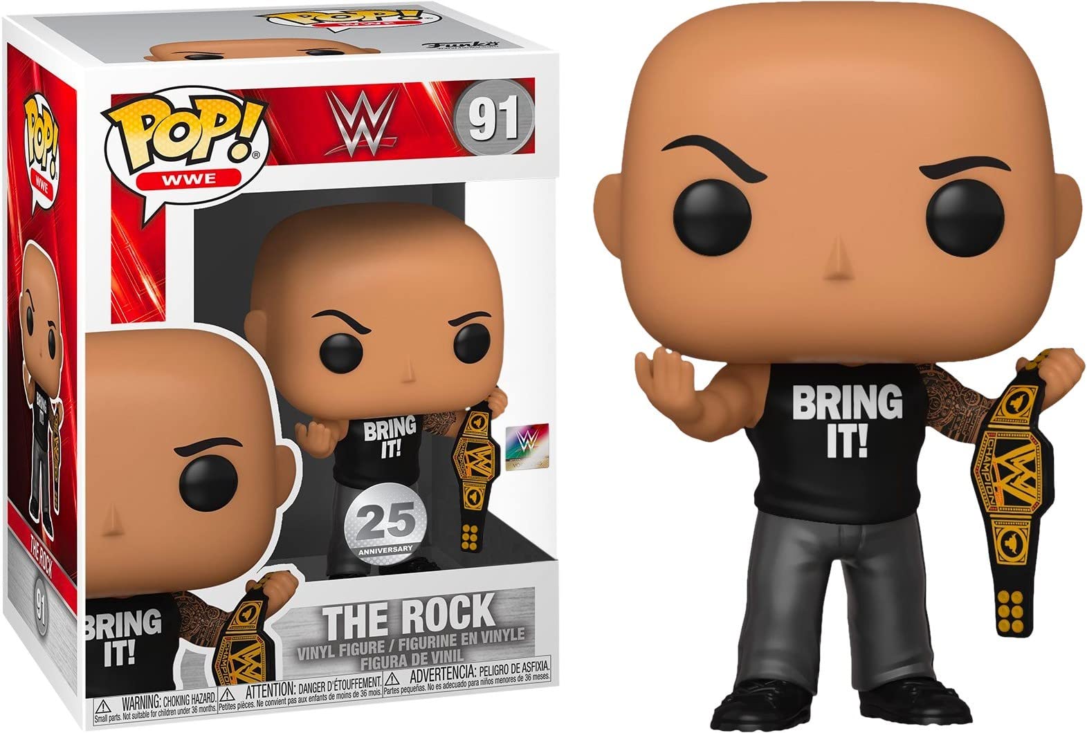 Figura de Colección Funko The Rock #91 - Venta Internacional.