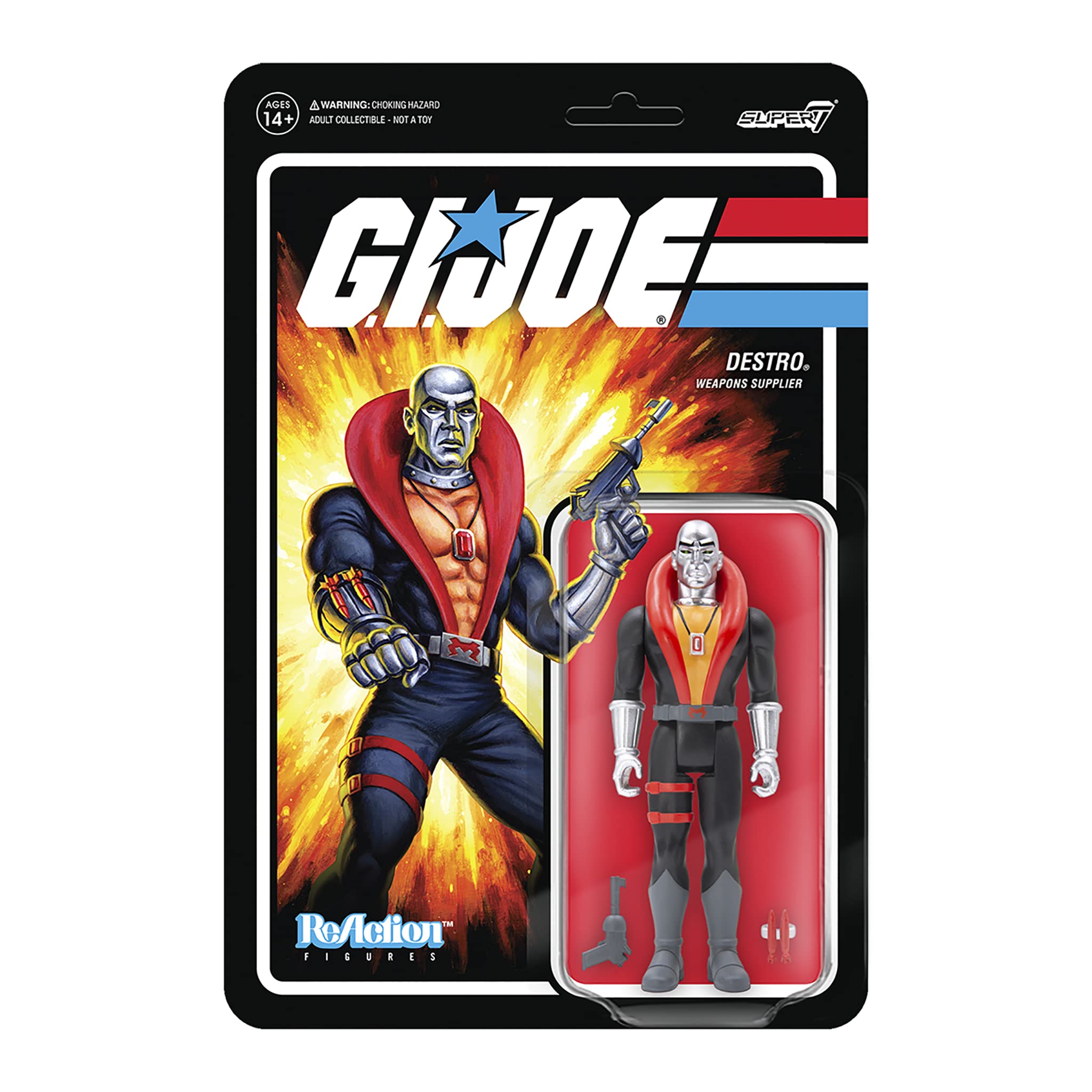 Figura De Acción Super7 Joe Destro Reaction de 9,5 Cm - Venta Internacional