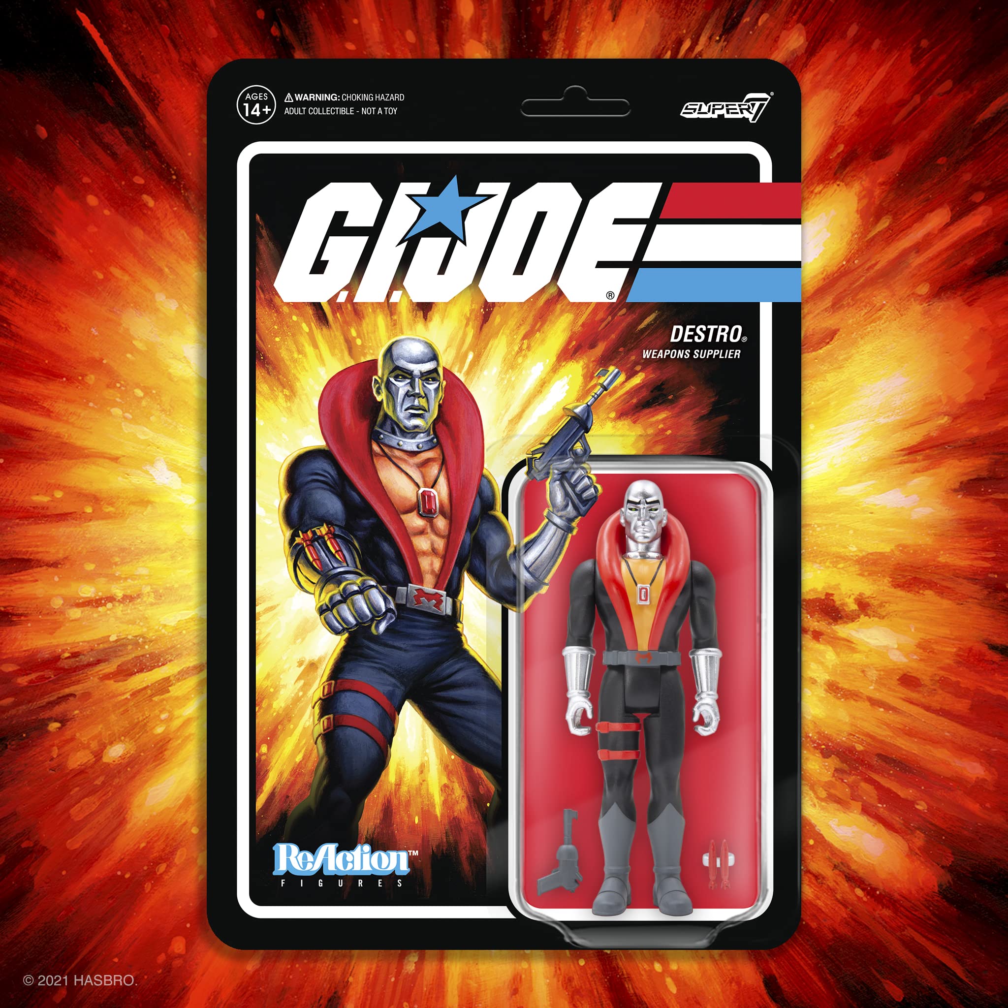 Foto 4 pulgar | Figura De Acción Super7 Joe Destro Reaction de 9,5 Cm - Venta Internacional