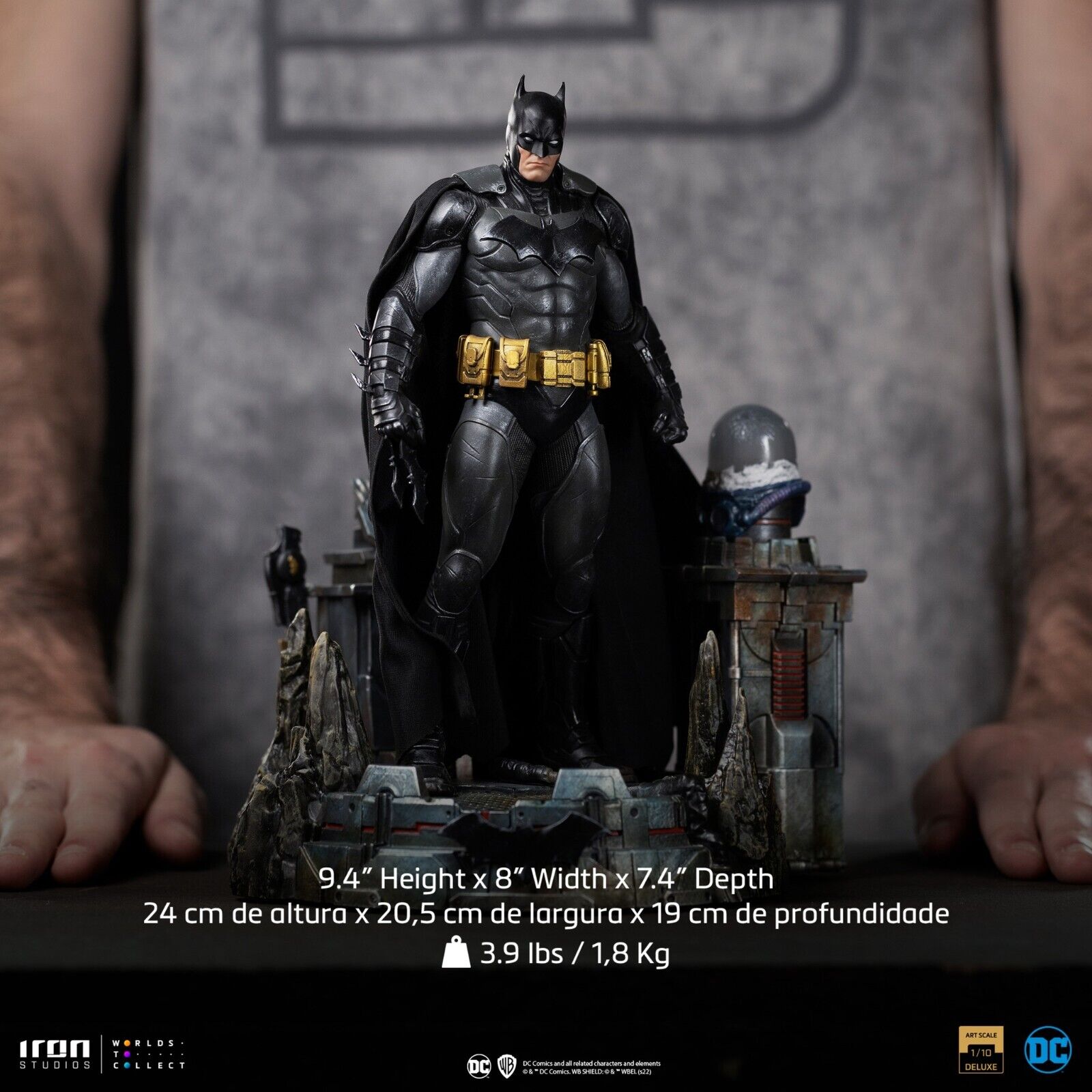 Foto 9 pulgar | Figura Iron Studios de Batman-Venta Internacional