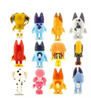 Foto 2 | Figura Bluey Familia y Amigos 12 piezas