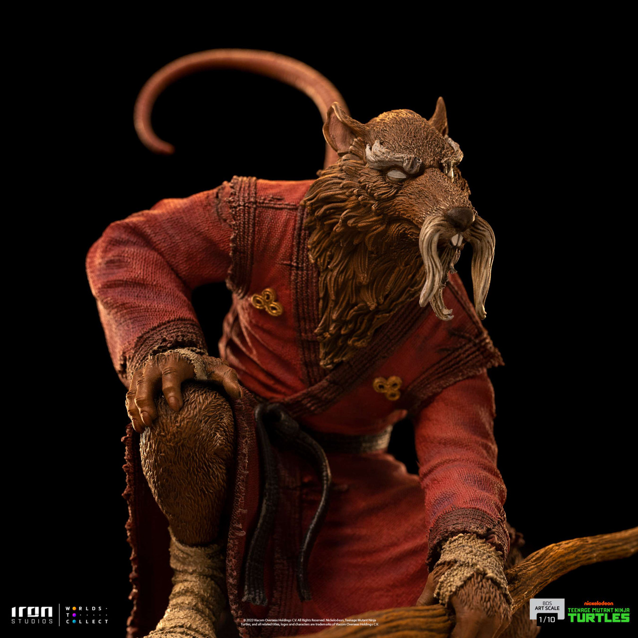 Foto 5 | Estatua Coleccionable Iron Studios Escala 1:10 Teenage Mutant Ninja Turtles: Master Splinter