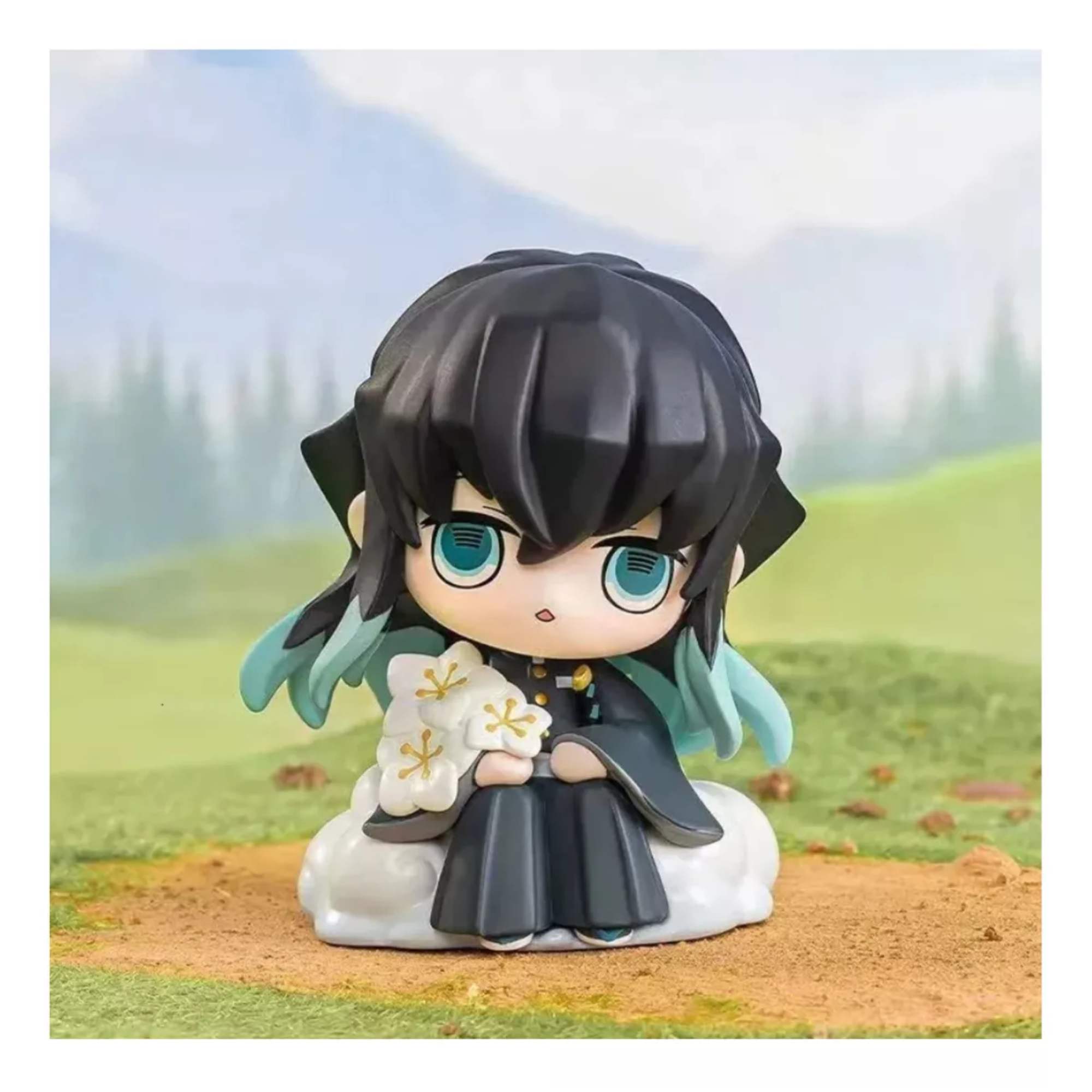 Foto 3 | Set 6 Mini Figuras Demon Slayer Kimetsu No Yaiba Anime Kawai Chibi Figuras De Anime Adorables Mini Figuras Chibi