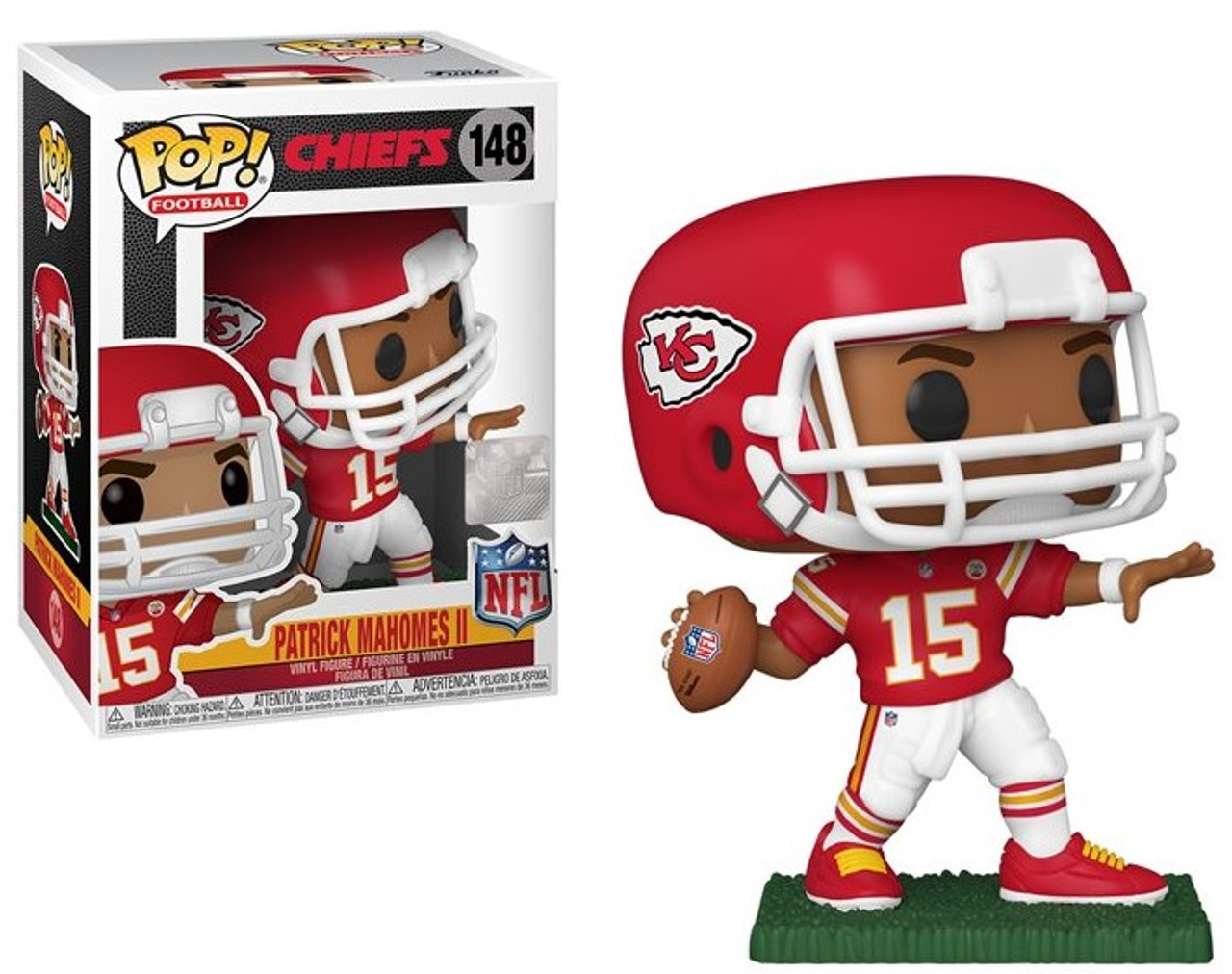 Figura Funko Pop! Nfl Kansas City Chiefs: Patrick Mahomes Ii #148