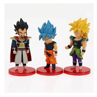 Foto 3 | Set 6 Figuras Mini Dragon Ball Z Broly Goku Rey Vegeta Bulma