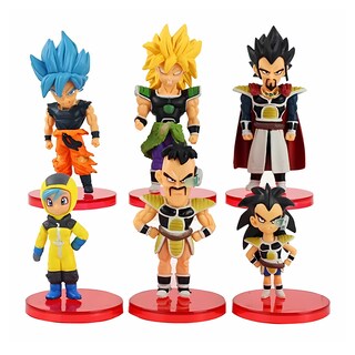 Foto 6 | Set 6 Figuras Mini Dragon Ball Z Broly Goku Rey Vegeta Bulma