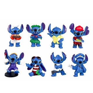 Foto 1 | Set 8 Figuras Lilo & Stitch Juguetes De Coleccion Muñecos