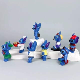 Foto 4 | Set 8 Figuras Lilo & Stitch Juguetes De Coleccion Muñecos